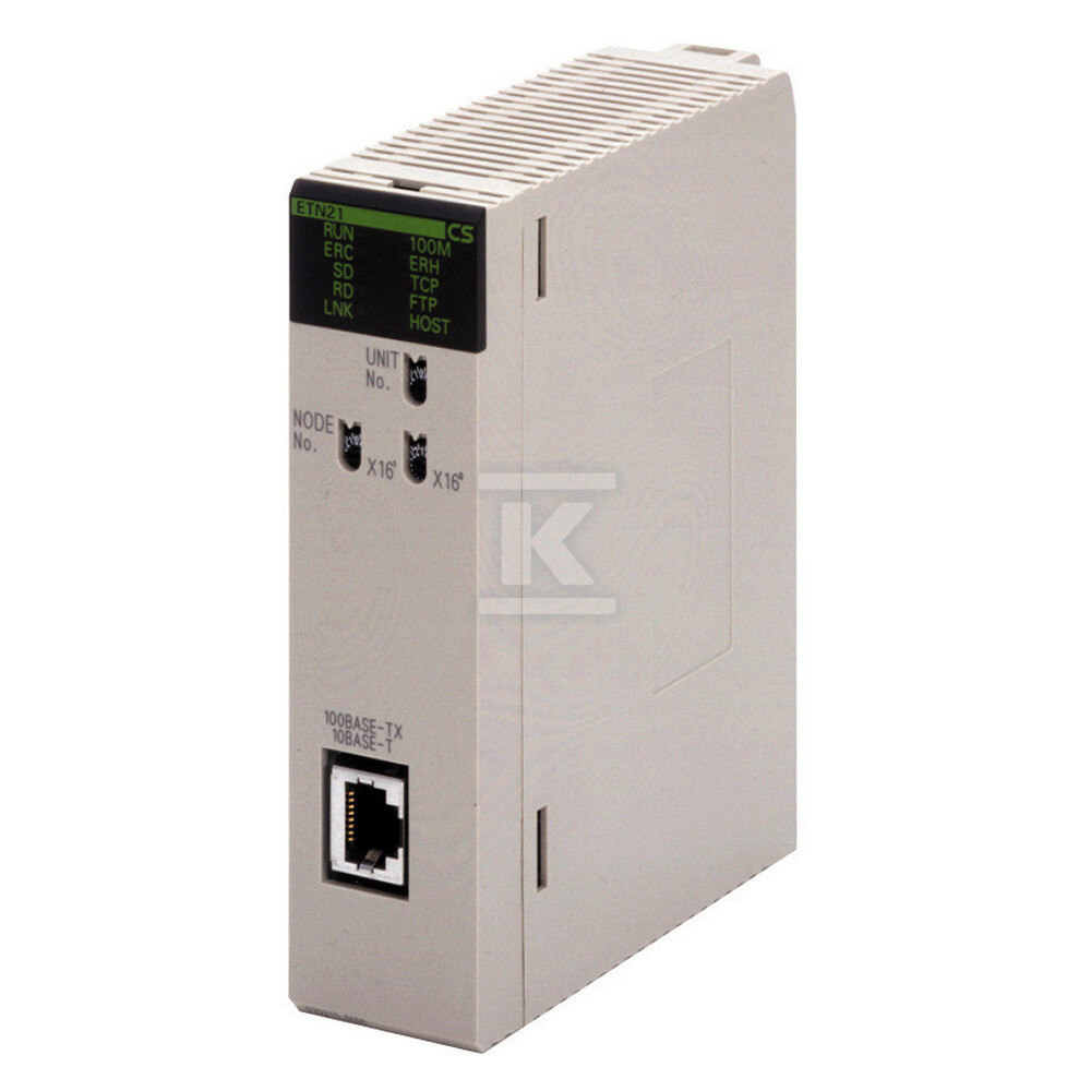 Moduł Ethernet CS1D, 1 x RJ45, obsługa - CS1D-ETN21D