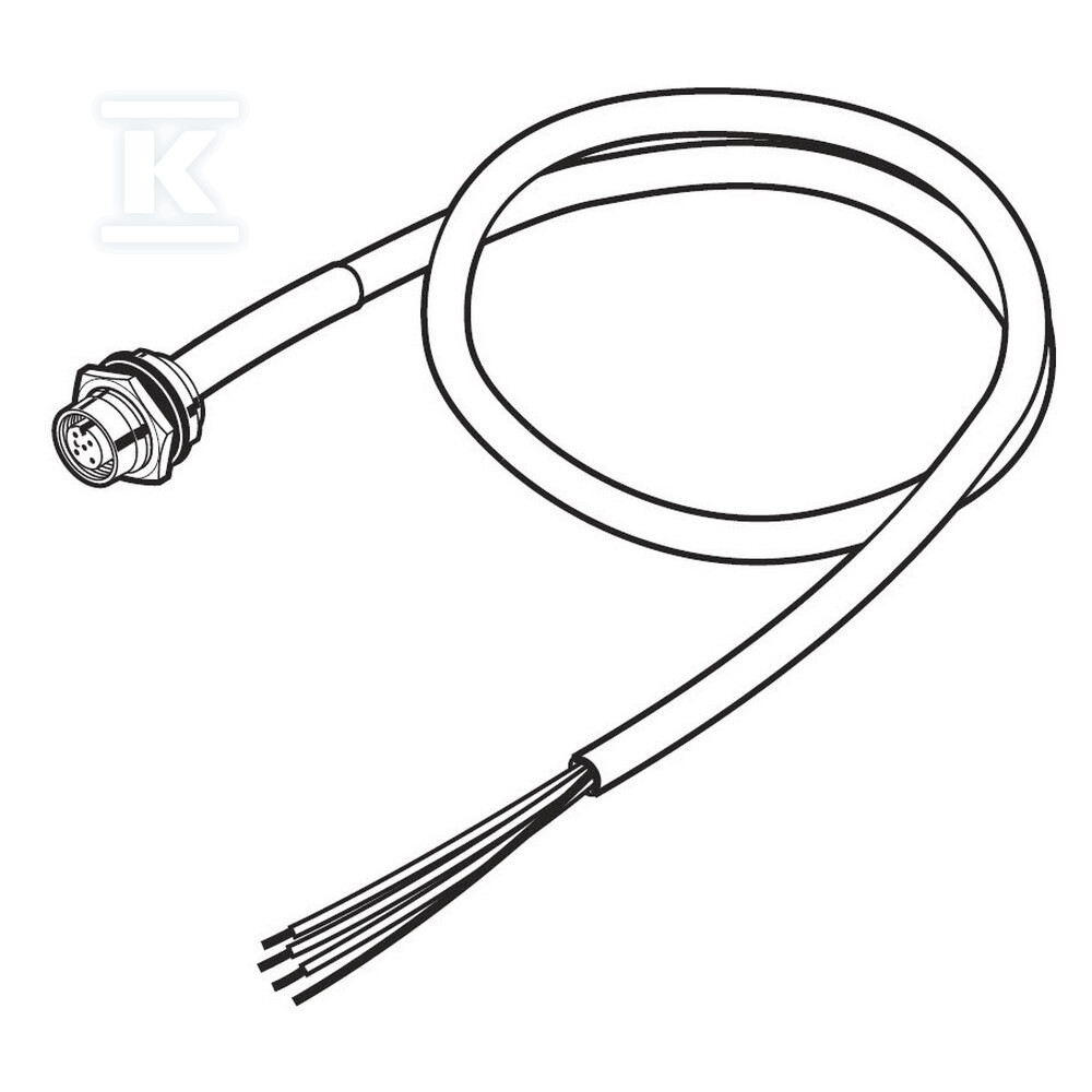 Kabel DeviceNet, złącze M12 żeńskie - DCA1-5CNC5P1