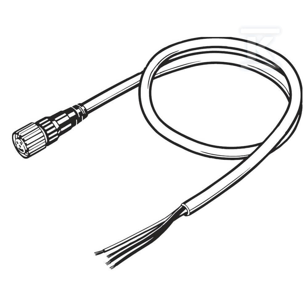 Kabel DeviceNet, cienki, złącze proste - DCA1-5CNC5F1