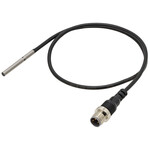 Czujnik zbliżeniowy, indukcyjny, średnica 3 mm, osłonięty, 0,8 mm, dc, 3-przewodowy, pig-tail, PNP NO, E2E-C03SR8-CJ-B1 0.3M