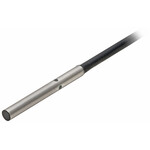 Czujnik zbliżeniowy, indukcyjny, średnica 3 mm, osłonięty, 0,8 mm, DC, 3-przewodowy, PW, NPN NO, E2E-C03SR8-WC-C1 2M