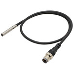 Czujnik zbliżeniowy, indukcyjny, średnica 4 mm, osłonięty, 1,2 mm, dc, 3-przewodowy, pig-tail, NPN NO, E2E-C04S12-CJ-C1 0.3M