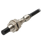 Czujnik zbliżeniowy, indukcyjny, M5, nieekranowany, 3 mm, DC, 3-przewodowy, PW, kabel 2 m, NPN NO, E2E-S05N03-WC-C1 2M