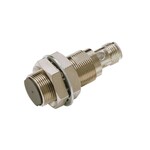 Czujnik zbliżeniowy, indukcyjny, niklowo-mosiężny, krótki korpus, M18, osłonięty, 12 mm, DC, 3-przewodowy, PNP NC, złączka M12, E2E-X12B218-M1
