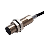 Czujnik zbliżeniowy, indukcyjny, niklowo-mosiężny, długie ciało, M18, osłonięty, 14 mm, DC, 3-przewodowy, NPN NO, 2 m kabel, E2E-X14C1L18 2M