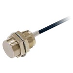 Czujnik zbliżeniowy, indukcyjny, niklowo-mosiężny, krótki korpus, M30, osłonięty, 15 mm, DC, 3-przewodowy, NPN NO, 5 m kabel, E2E-X15C130 5M