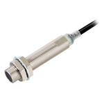 Czujnik zbliżeniowy, indukcyjny, niklowo-mosiężny, długie ciało, M12, osłonięty, 4 mm, DC, 3-przewodowy, NPN NC, kabel 2 m, E2E-X4C2L12 2M