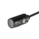 Czujnik fotoelektryczny, lufa gwintowana M18, plastikowy, czerwona dioda LED, retrorefleksyjny, przezroczysty obiekt, 500 mm, NPN, światło-wł/ciemno-wł, kabel 2 m, E3FA-BN11 2M