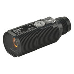 Czujnik fotoelektryczny, lufa gwintowana M18, plastikowy, czerwona dioda LED, retrorefleksyjny, przezroczysty obiekt, 500 mm, NPN, światło-włącz/ciemno-włącz, złączka M12, E3FA-BN21