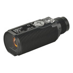 Czujnik fotoelektryczny, lufa gwintowana M18, plastikowy, czerwona dioda LED, koaksjalny retrorefleksyjny, 500 mm, NPN, światło-WŁ/ciemno-WŁ, złączka M12, E3FA-RN22