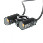 Czujnik fotoelektryczny, lufa gwintowana M18, obudowa plastikowa, czerwona dioda LED, przezwiatowy, 20?m, PNP, światło-włącz/ciemność-włącz, kabel 5?m, E3FA-TP11 5M