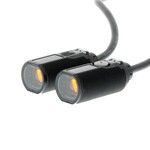 Czujnik fotoelektryczny, lufa gwintowana M18, obudowa plastikowa, dioda LED podczerwieni, przezwiązkowy, 15?m, PNP, światło-ON/ciemno-ON, kabel 2?m, E3FA-TP12 2M
