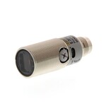 Czujnik fotoelektryczny, lufa gwintowana M18, metalowa, czerwona dioda LED, retrorefleksyjny, przezroczysty obiekt, 500 mm, NPN, światło-wł/ciemno-wł, złączka M12, E3FB-BN21
