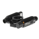 Czujnik fotoelektryczny, lufa gwintowana M18, typ promieniowy, plastikowy, czerwona dioda LED, przezświetlenie, 15 m, NPN, światło-WŁ/Ćm.-WŁ, złączka M12, E3RA-TN21