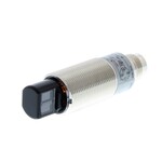 Czujnik fotoelektryczny, lufa gwintowana M18, typ promieniowy, metalowy, czerwona dioda LED, przezwiatowy, 15?m, NPN, światło-WŁ/ciemność-WŁ, złączka M12, E3RB-TN21