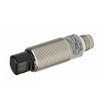 Czujnik fotoelektryczny, lufa gwintowana M18, typ promieniowy, metalowy, czerwona dioda LED, retrorefleksyjny, 4 m, NPN, światło-wł/ćm.-wł, złączka M12, E3RB-RN21