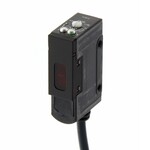 Czujnik fotoelektryczny,retrorefleksyjny,2 m,dc,3-przewodowy,npn,pionowy,kabel 2 m,E3S-AR61