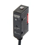 Czujnik fotoelektryczny,przezświetleniowy,tylko nadajnik,7?m,DC,NPN,pionowy,kabel 2?m,E3S-AT61-L