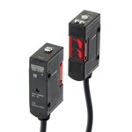Czujnik fotoelektryczny,przezświetleniowy,7 m,DC,3-przewodowy,NPN,pionowy,kabel 2 m,E3S-AT61