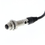 Czujnik fotoelektryczny, obudowa ze stali nierdzewnej M6, rozproszony 50 mm, światło-włącz, NPN, kabel 2 m, E3T-CD11 2M