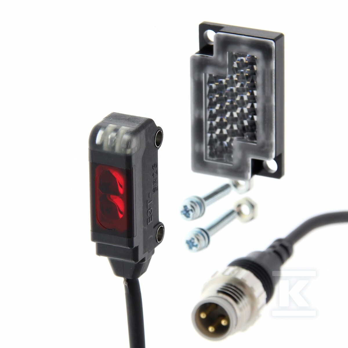 Czujnik fotoelektryczny, - E3T-SR24-M5J 0.3M