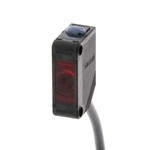 Czujnik fotoelektryczny,obudowa prostokątna,czerwona dioda LED,przezświetleniowy,jednostka emitująca,NPN,światło-wł/ciemny-wł,kabel 2?m,E3Z-T61A-L 2M