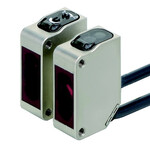 Czujnik fotoelektryczny,obudowa prostokątna,stal nierdzewna,dioda LED podczerwieni,przezświetlenie,800 mm,PNP,światło-wł/ciemność-wł,kabel 5 m,E3ZM-T83 5M
