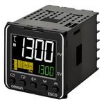 Regulator temperatury PRO, 1/16 DIN (48×48 mm), 1×12 V DC wyjście impulsowe, 2 AUX, wejście zdarzeniowe 2, wykrywanie wypalenia grzałki/uszkodzenia SSR, 100 do 240 V AC, E5CD-QX2A6M-001