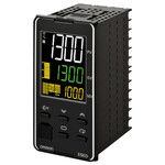 Regulator temperatury PRO, 1/8 DIN (96×48 mm), 1×12 V DC wyjście impulsowe, 4 AUX, 100 do 240 V AC, E5ED-QX4A6M-000