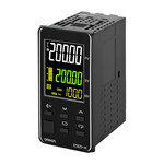 Zaawansowany regulator temperatury cyfrowy, 48×96 mm, 2 wyjścia prądowe liniowe, 4 wyjścia alarmowe, 24 V, z zaciskami wciskowymi, -200-2300 °C, 4 wejścia zdarzeń, RS-485, wyjście transferowe, zdalne zadanie, E5ED-HCC4DBM-014