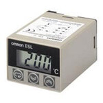 Termostat elektroniczny z ustawieniem cyfrowym, (45x35) mm, -30 do 20 °C, montaż gniazdowy, 1 wyjście przekaźnikowe, 100-240 V AC, E5L-C -30-20