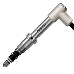 Czujnik kontaktowy, typ powietrzny pod kątem prostym, M9, z obudową flansową, zasięg wykrywania 5 mm, rozdzielczość 0,1 µm, E9NC-TH5LF 2M