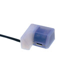 Czujnik mikrofotograficzny, typu odbiciowego, 3 mm, włącza się gdy obecny jest nośnik wafera, kabel 1 m, EE-SPY802