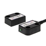 Bezdotykowy wyłącznik drzwiowy, miniatura, kodowany, 10 m, plastikowy, 2 styki NC, F3S-TGR-NMPC-20-10