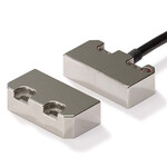 Bezdotykowy wyłącznik drzwiowy, kodowany, mały ze stali nierdzewnej, 2NC+1NO, kabel 5 m, F3S-TGR-NSMC-21-05