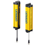 Czujnik bezpieczeństwa, F3SG-R Easy, typ 2, rozdzielczość 14 mm, zasięg 0,3 do 10,0 m, wysokość 160 mm, PNP, F3SG-2RE0160P14
