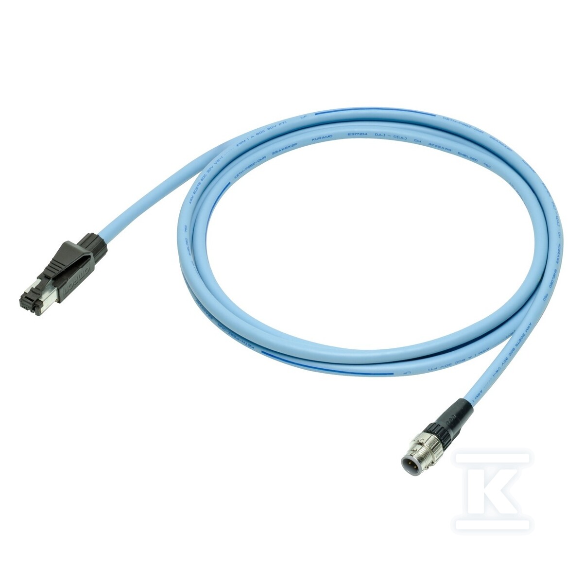 Kabel ethernet FQ, odporny na zginanie, - FQ-WN005