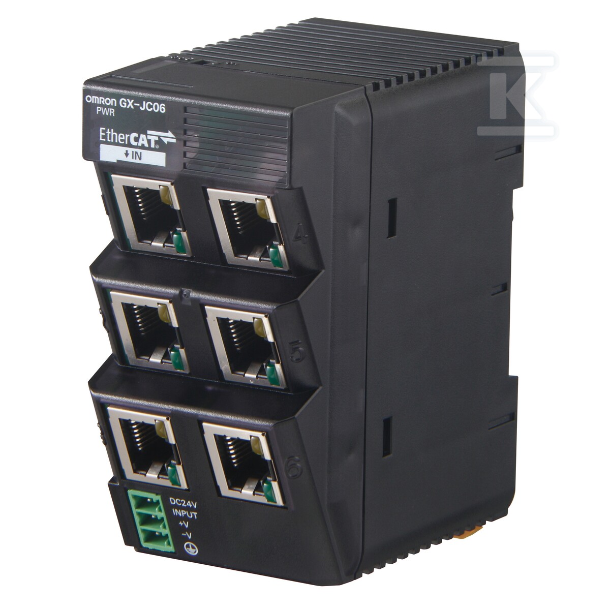 Moduł łączący EtherCAT, 6-portowy, - GX-JC06-H