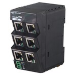 Moduł łączący EtherCAT, 6-portowy, zasilanie 24V DC, z przełącznikami węzłów, GX-JC06-H