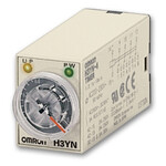 Regulator czasowy, wtykowy, 8-pin, wielofunkcyjny, model zakresu krótkiego czasu 0,1 s-10 min, DPDT, napięcie zasilania 12 V DC, H3YN-2 DC12