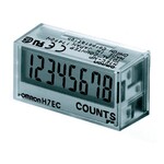 Licznik panelowy LCD 8-cyfrowy, 1/32 DIN (48x24 mm), zasilanie zewnętrzne, wejście beznapięciowe, prędkość liczenia do 1 kHz, obudowa przezroczysta
