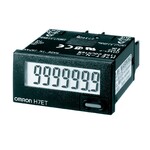 Licznik czasu 1/32 DIN (48 x 24 mm), LCD 7-cyfrowy, zasilanie własne, zakres 999999.9h / 3999d23.9h, wejście bez napięcia, obudowa czarna