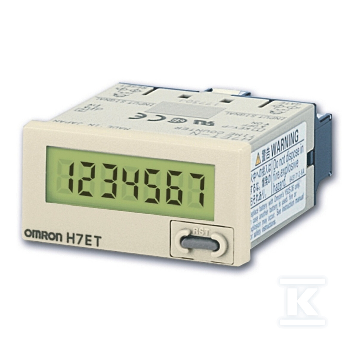 Licznik czasu 1/32 DIN (48 x 24 mm), - H7ET-NFV
