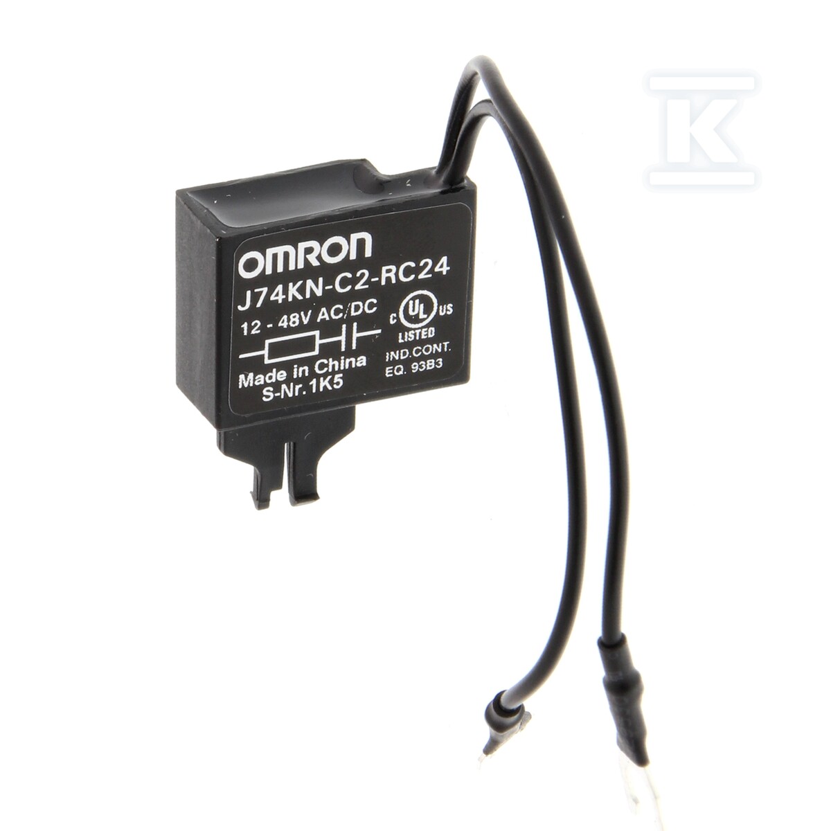 Jednostka tłumiąca RC, 48-127V AC/DC, - J74KN-C2-RC110