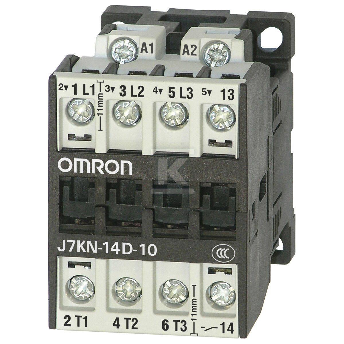 Stycznik 3-biegunowy 5,5 kW, 14 A AC3 - J7KN-14D-10 48D