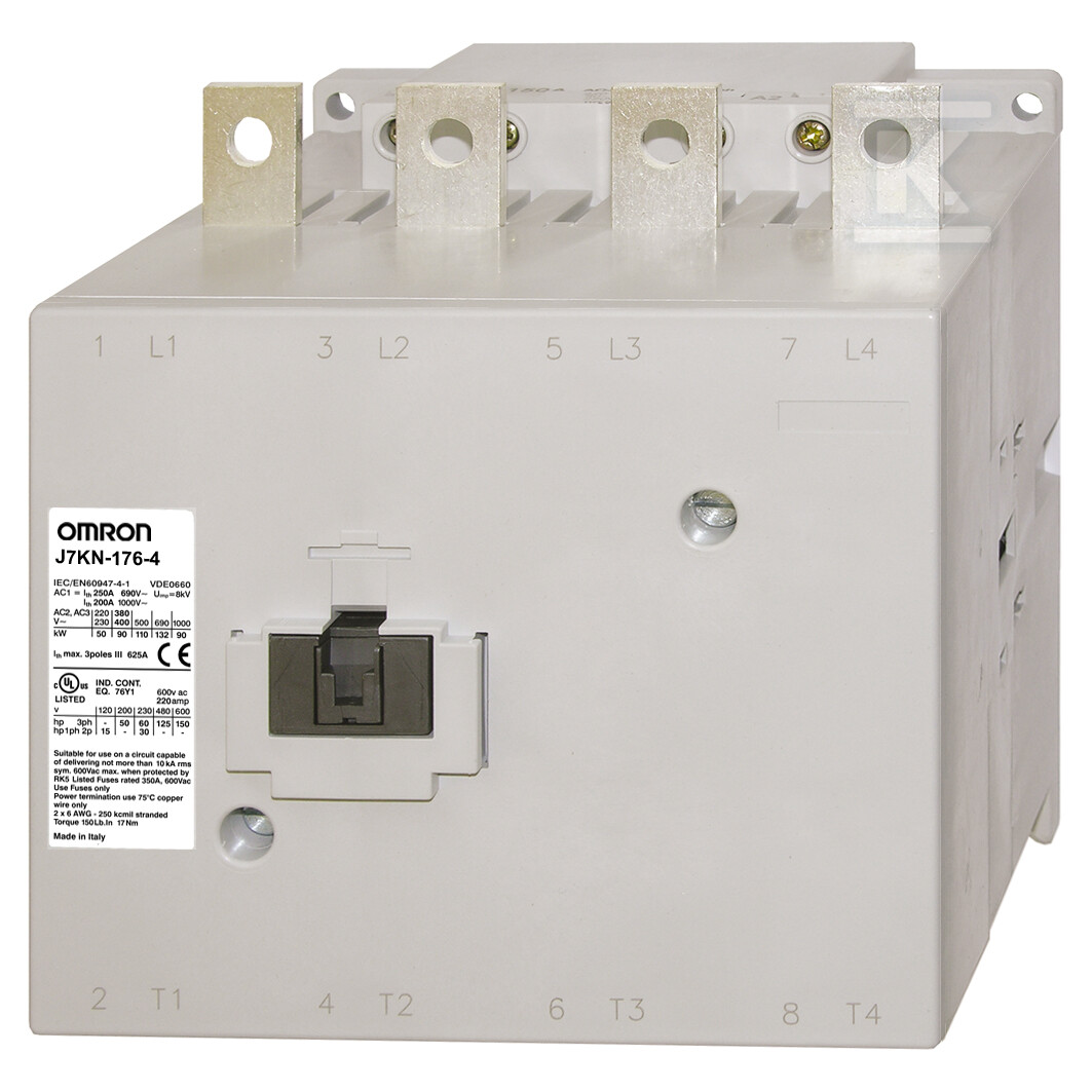 Stycznik 4-biegunowy 250 A AC1 (do 690 - J7KN-176-4 24