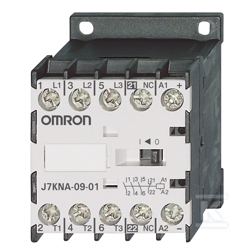Stycznik 3-biegunowy 9 A/4 kW AC3 (20 A - J7KNA-09-01 24D