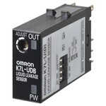 Czujnik wycieku cieczy, przewodowy, miniaturowy wtykowy, regulowana czułość 1M ohm, z detekcją przerwania obwodu, czarny