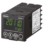 Monitor mocy, panelowy 48x48 mm, z wyświetlaczem LED, jednofazowy / 2-przewodowy, trójfazowy / 3-przewodowy, Compoway/F i Modbus, KM50-C1-FLK