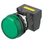 Wskaźnik M22N,plastikowy,grawerowany,zielony,220/230/240 V AC,zacisk push-in